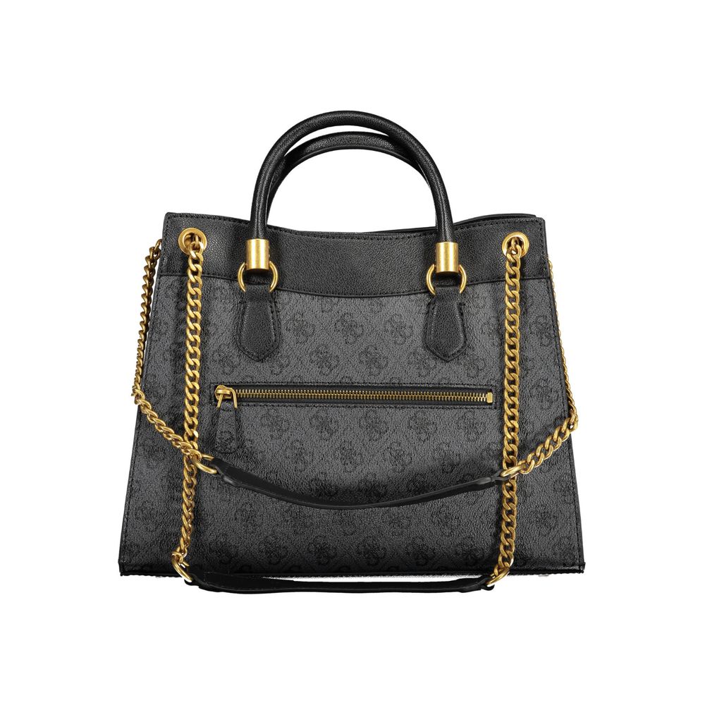 Guess Jeans Black Polyethylene Handbag Guess Jeans