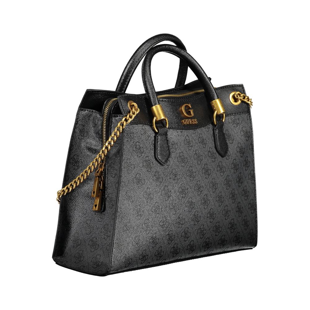 Guess Jeans Black Polyethylene Handbag Guess Jeans