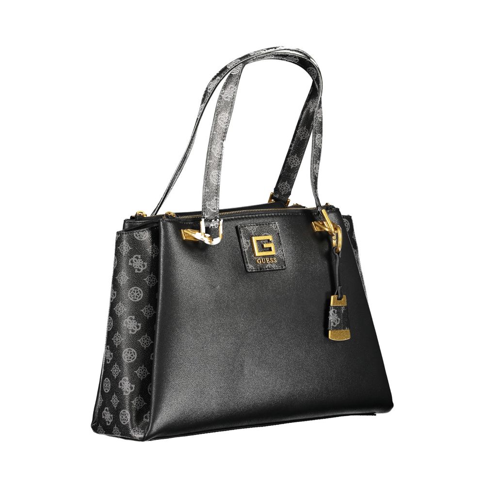 Guess Jeans Black Polyethylene Handbag Guess Jeans