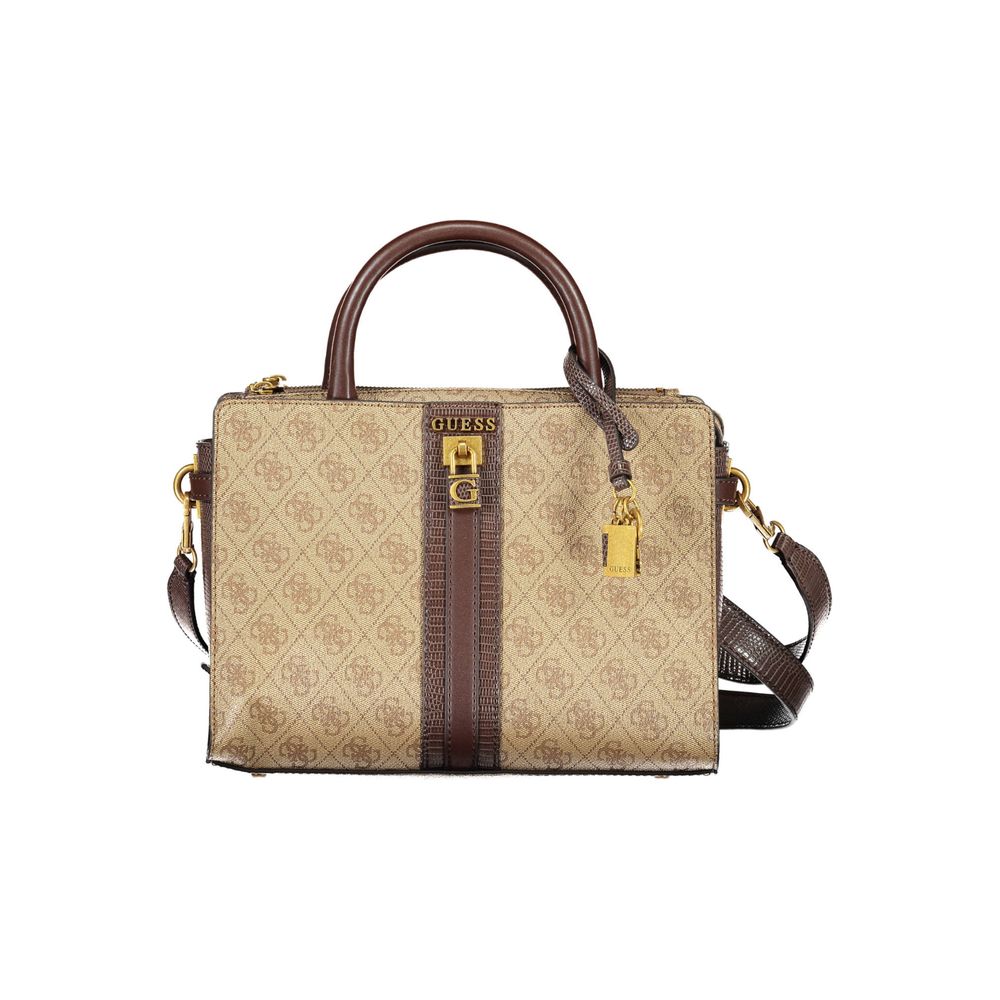 Guess Jeans Beige Polyethylene Handbag Guess Jeans