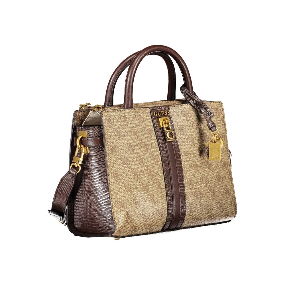 Guess Jeans Beige Polyethylene Handbag Guess Jeans