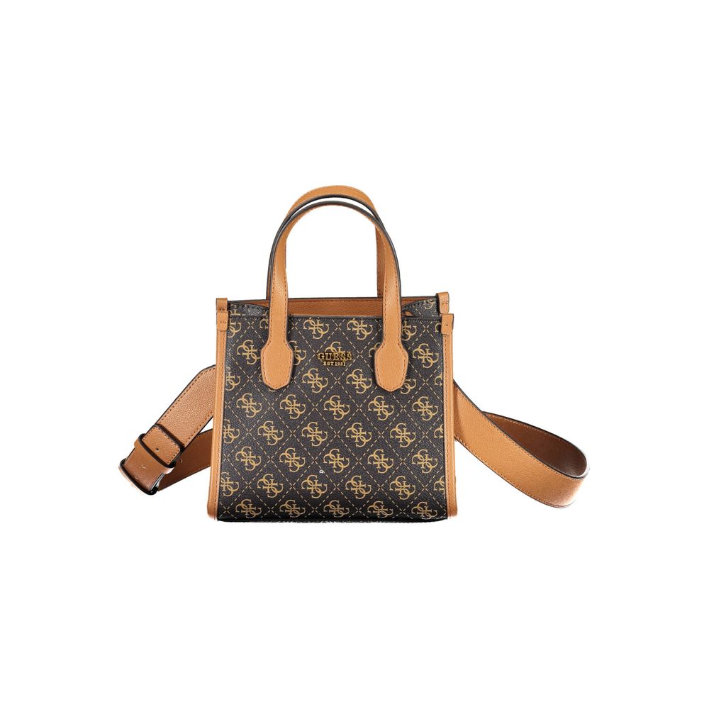 Guess Jeans Brown Polyethylene Handbag Guess Jeans