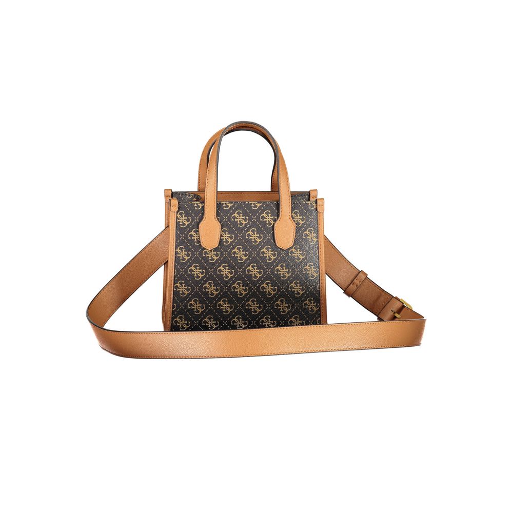 Guess Jeans Brown Polyethylene Handbag Guess Jeans