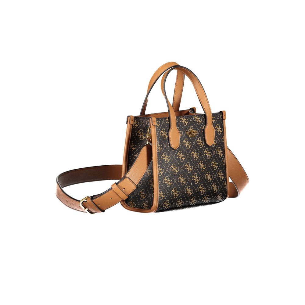 Guess Jeans Brown Polyethylene Handbag Guess Jeans