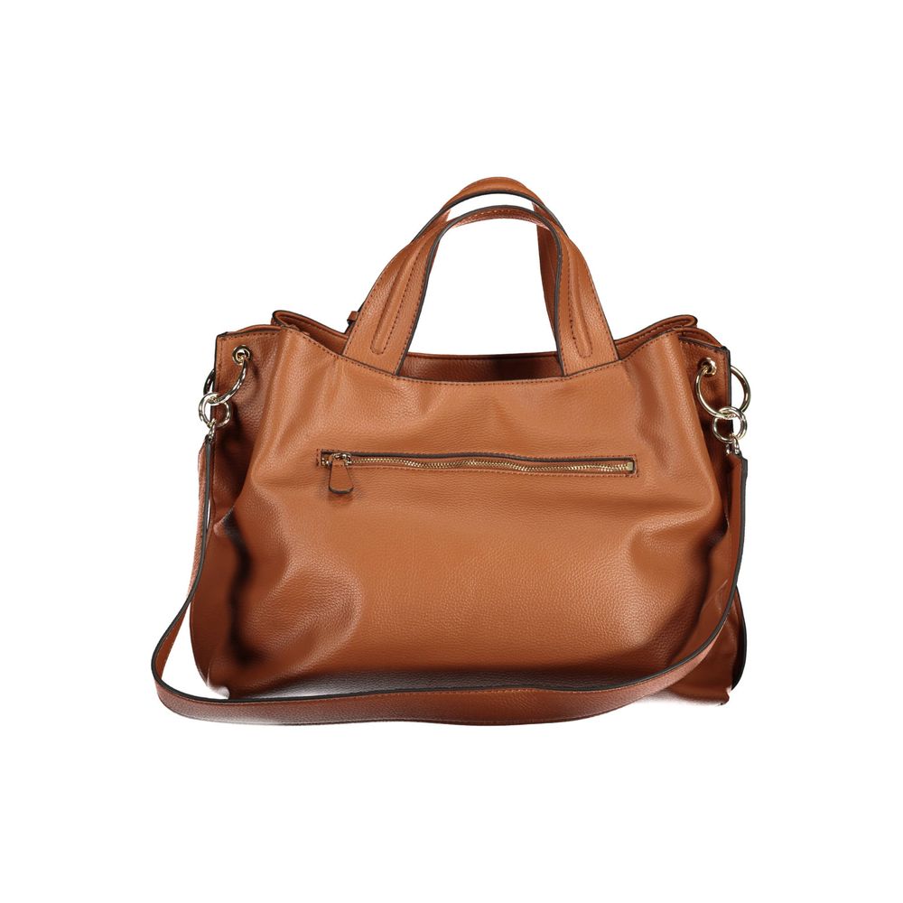 Guess Jeans Brown Polyethylene Handbag Guess Jeans