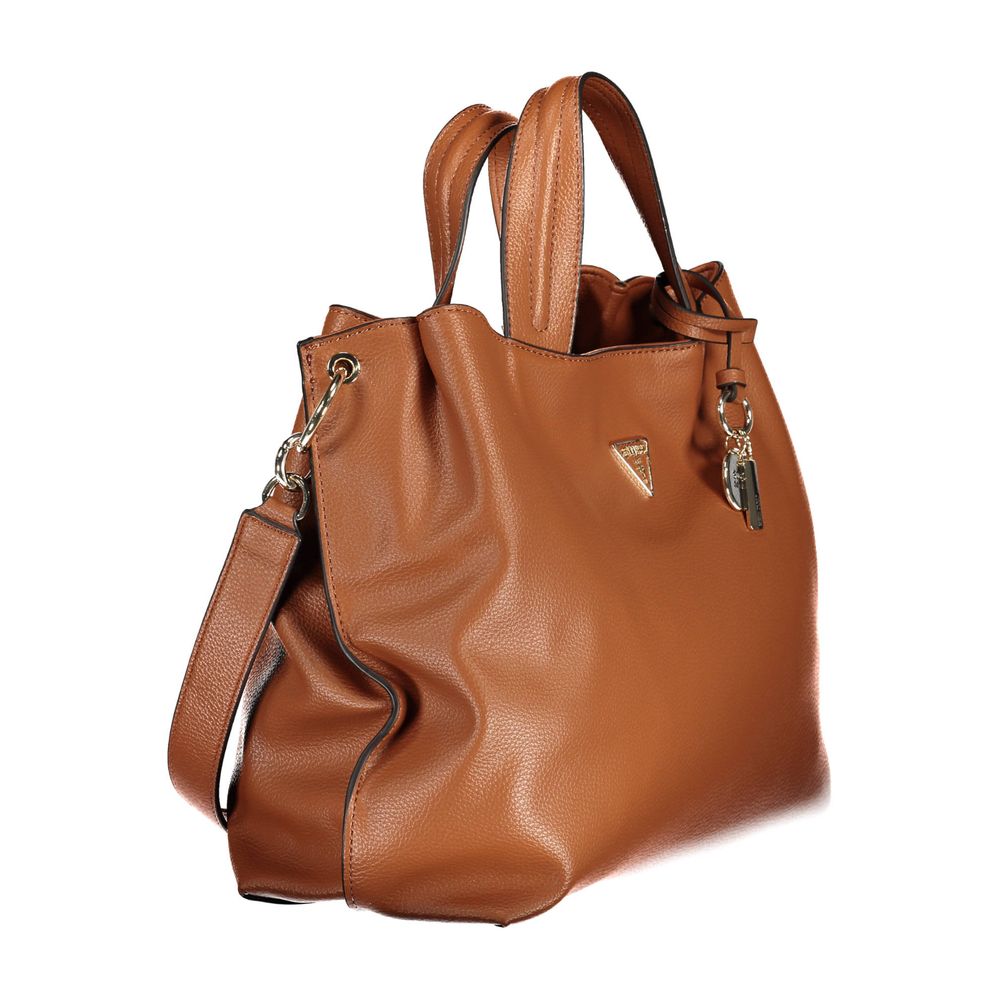 Guess Jeans Brown Polyethylene Handbag Guess Jeans
