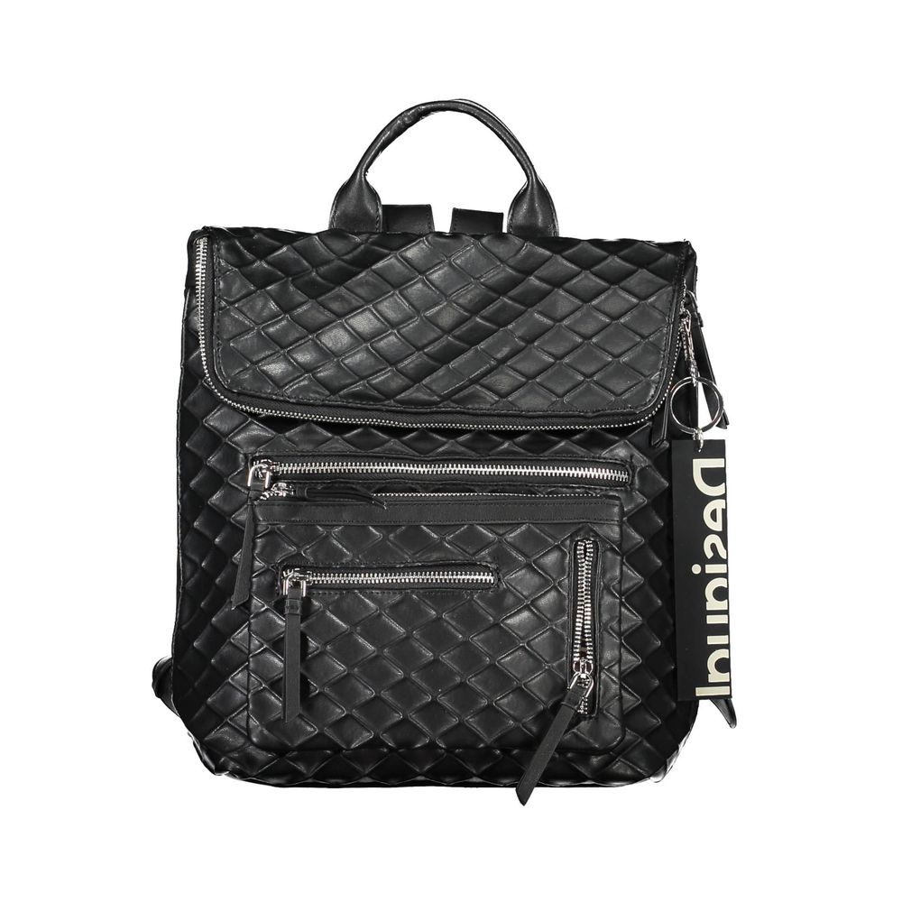 Desigual Black Polyethylene Backpack Desigual