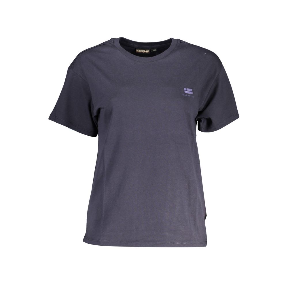 Napapijri Blue Cotton Tops & T-Shirt Napapijri
