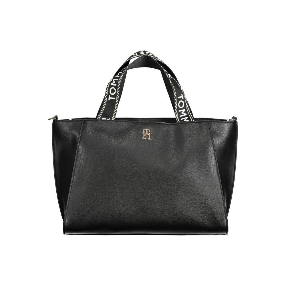 Tommy Hilfiger Black Polyester Handbag Tommy Hilfiger