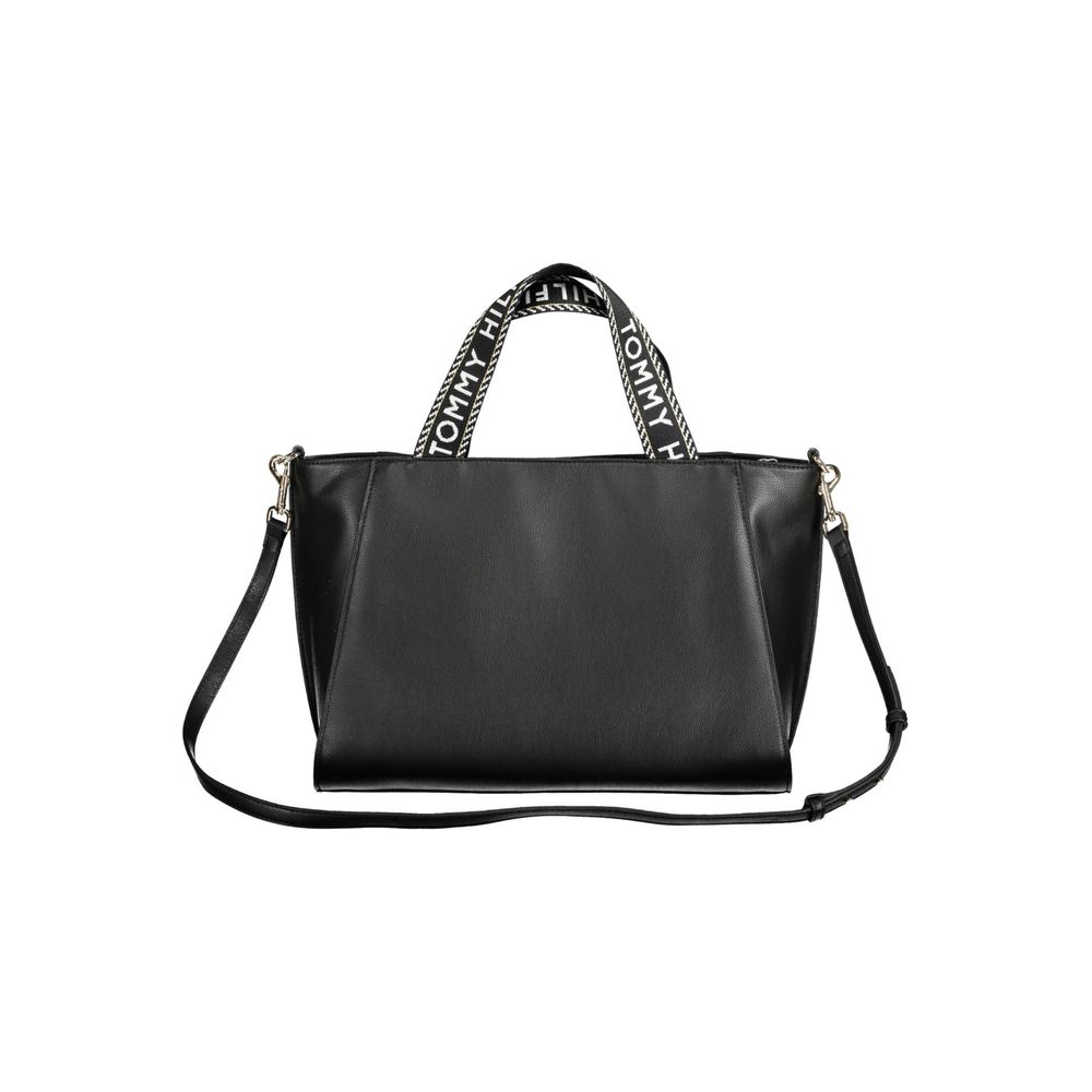 Tommy Hilfiger Black Polyester Handbag Tommy Hilfiger