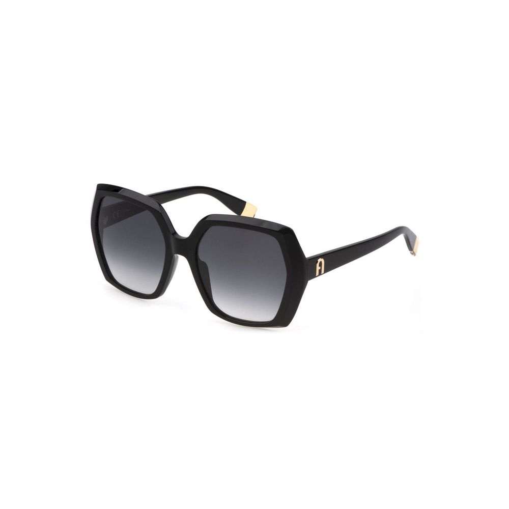 Gafas de sol Furla de acetato negro para mujer