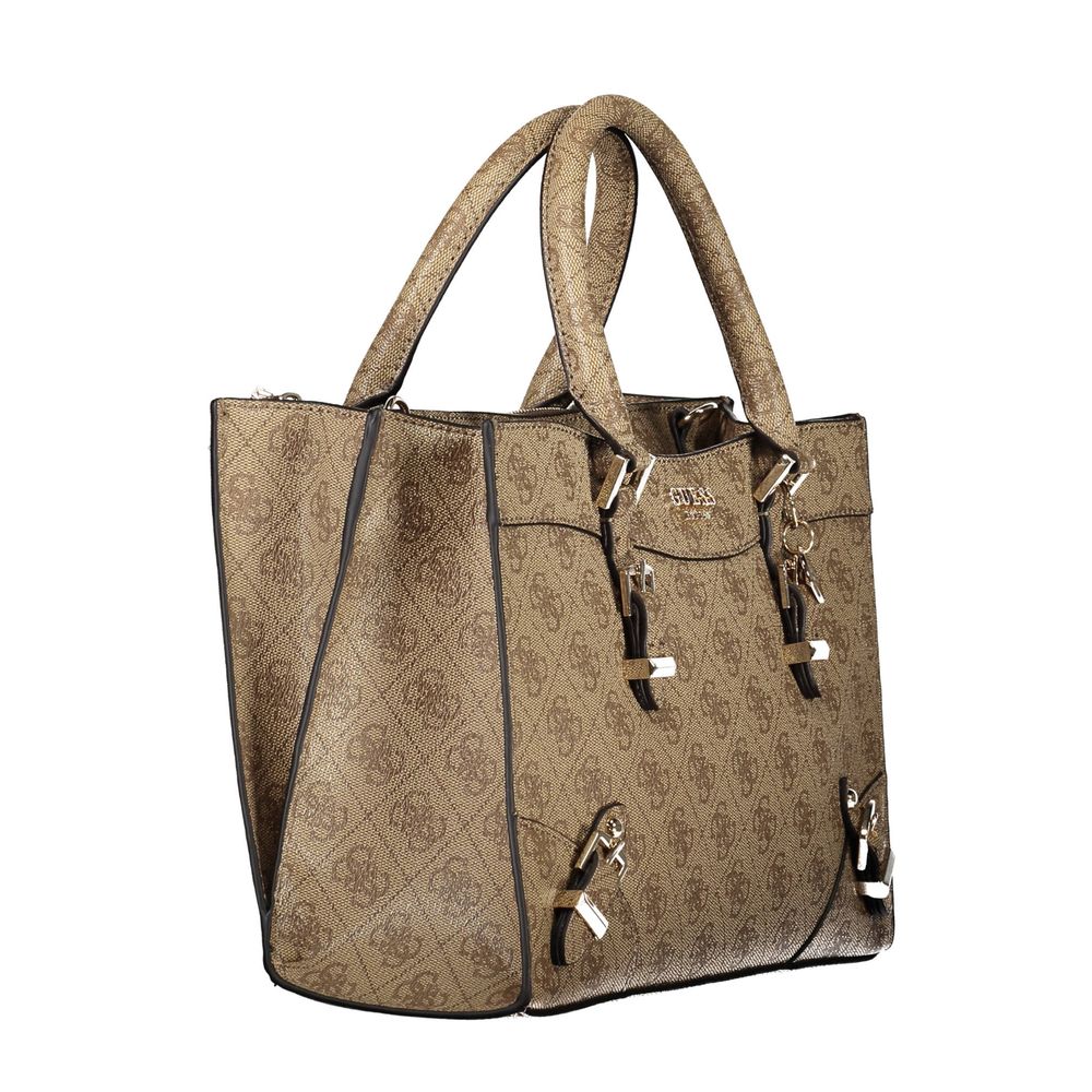 Guess Jeans Beige Polyethylene Handbag Guess Jeans