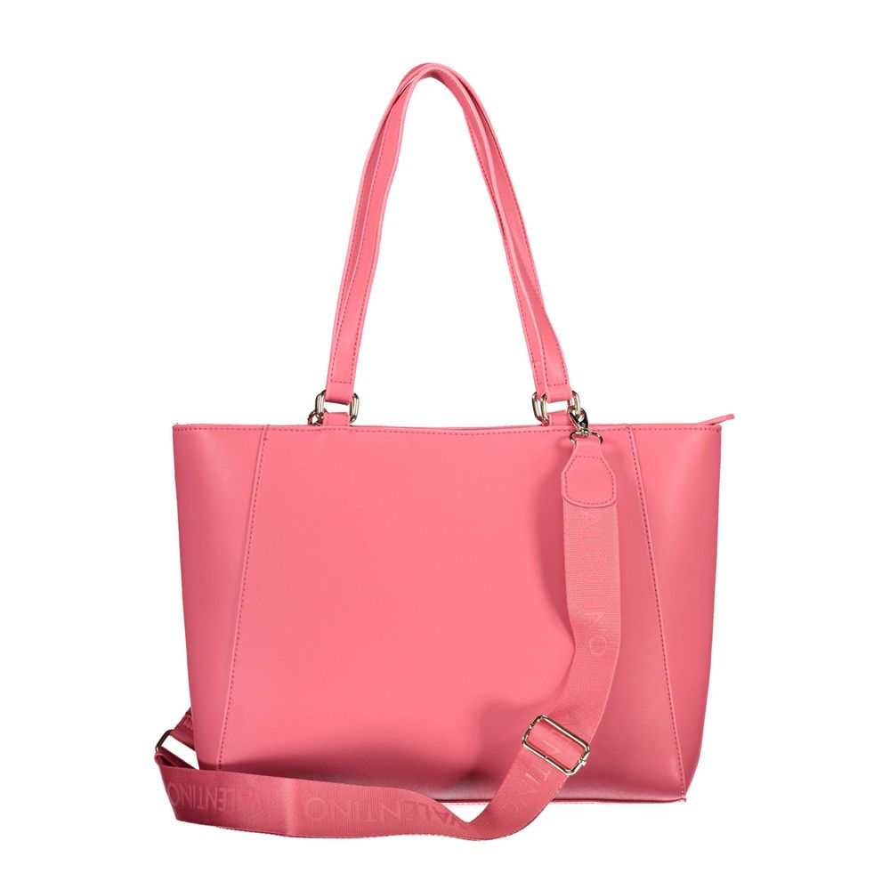 Bolsa de mão rosa de polietileno Mario Valentino