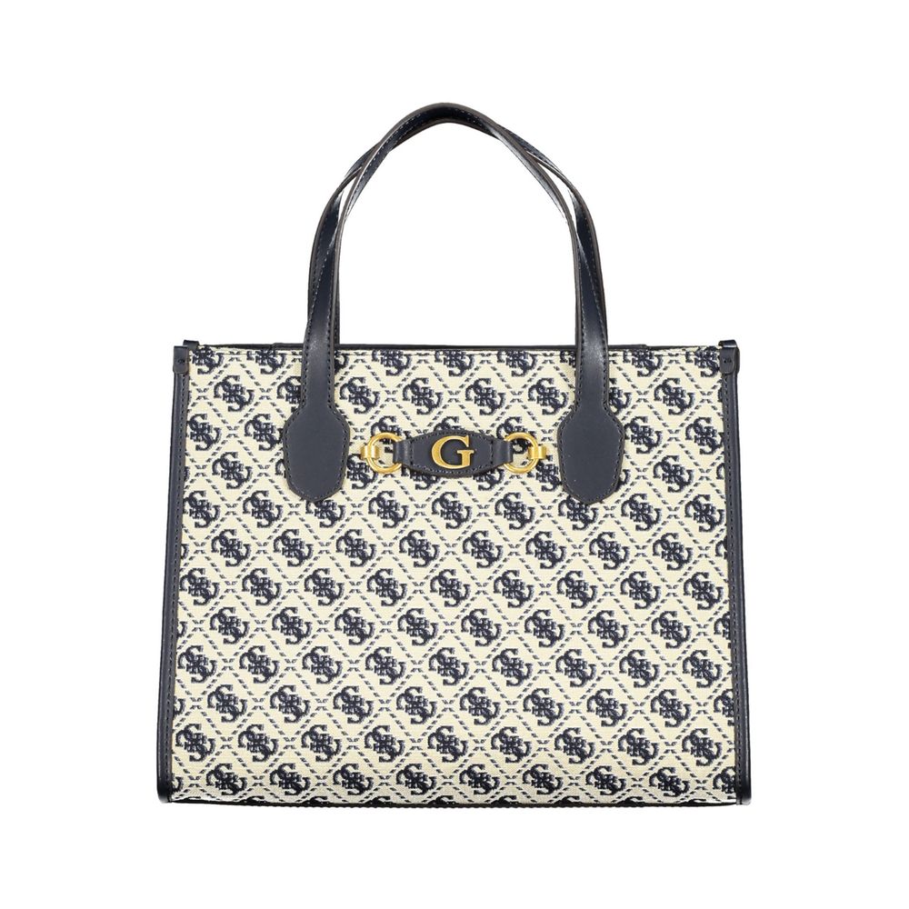 Guess Jeans Blue Polyester Handbag Guess Jeans