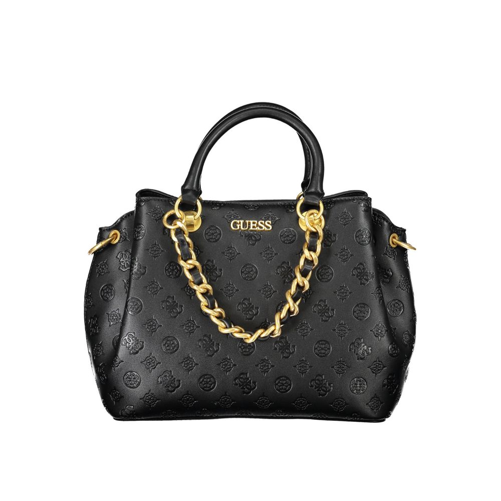 Guess Jeans Black Polyethylene Handbag Guess Jeans