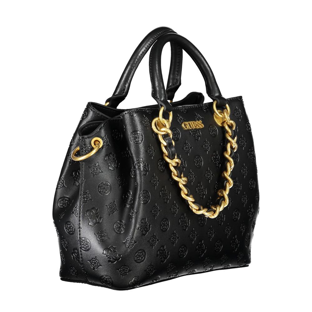 Guess Jeans Black Polyethylene Handbag Guess Jeans