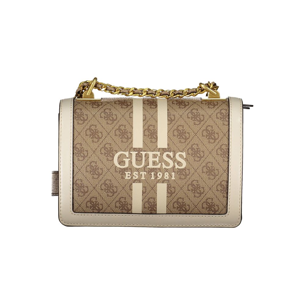 Guess Jeans Beige Polyethylene Handbag Guess Jeans
