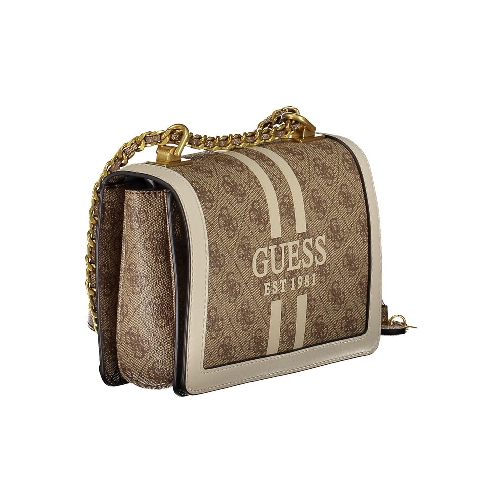 Guess Jeans Beige Polyethylene Handbag Guess Jeans