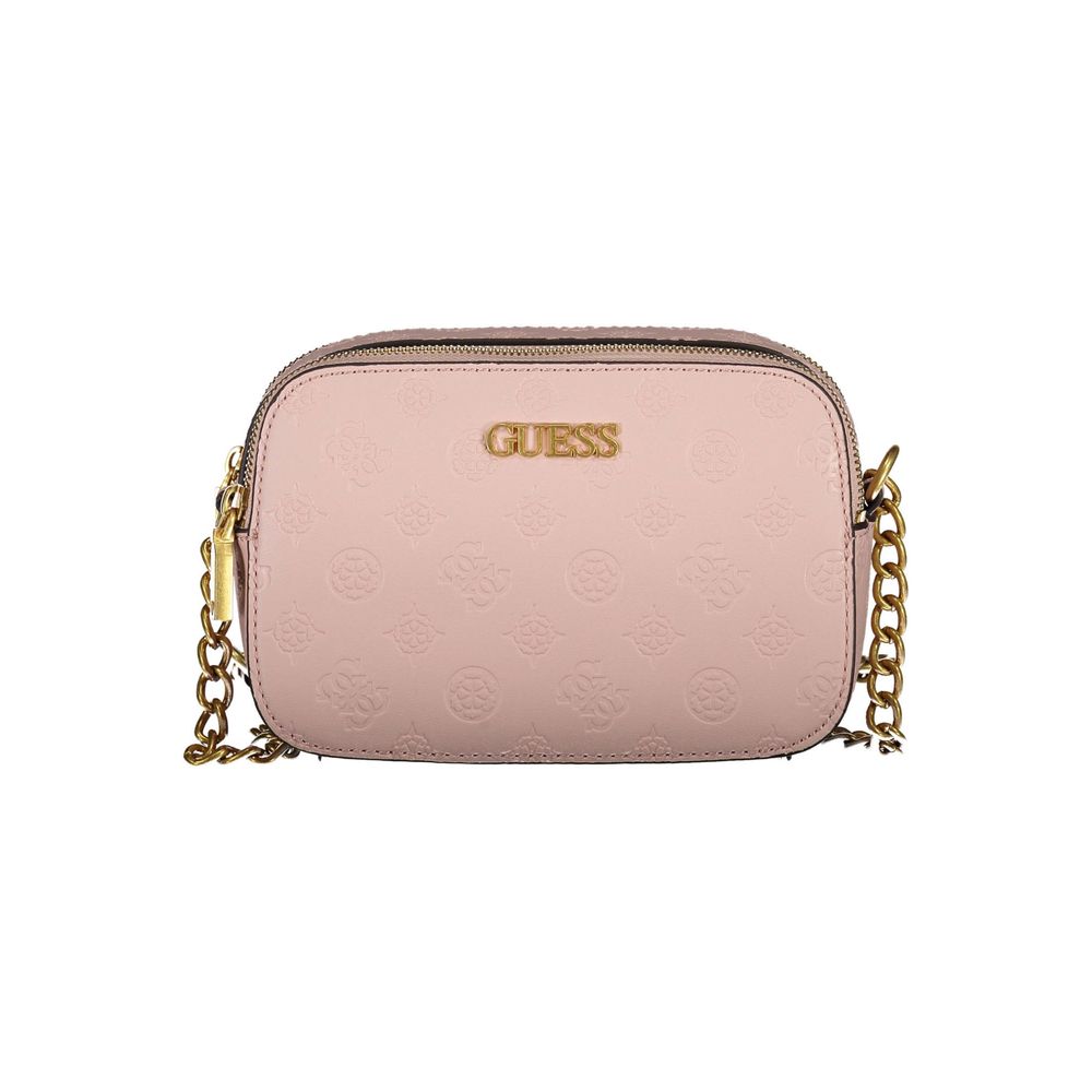 Guess Jeans Pink Polyethylene Handbag Guess Jeans