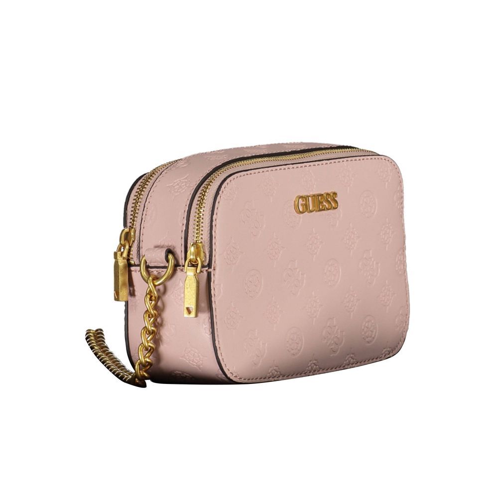 Guess Jeans Pink Polyethylene Handbag Guess Jeans