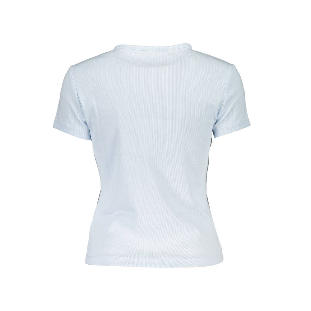 Tommy Hilfiger Blue Cotton Tops & T-Shirt Tommy Hilfiger