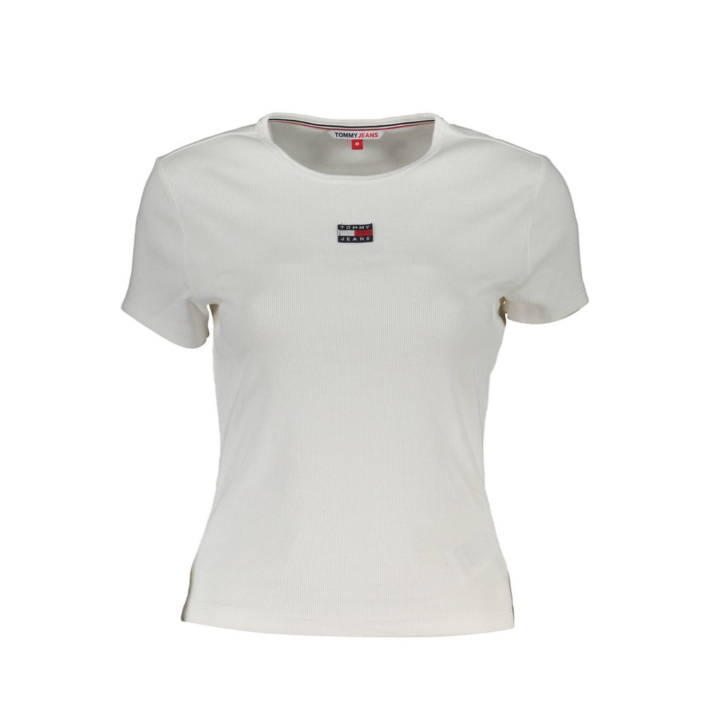 Tommy Hilfiger White Cotton Tops & T-Shirt Tommy Hilfiger