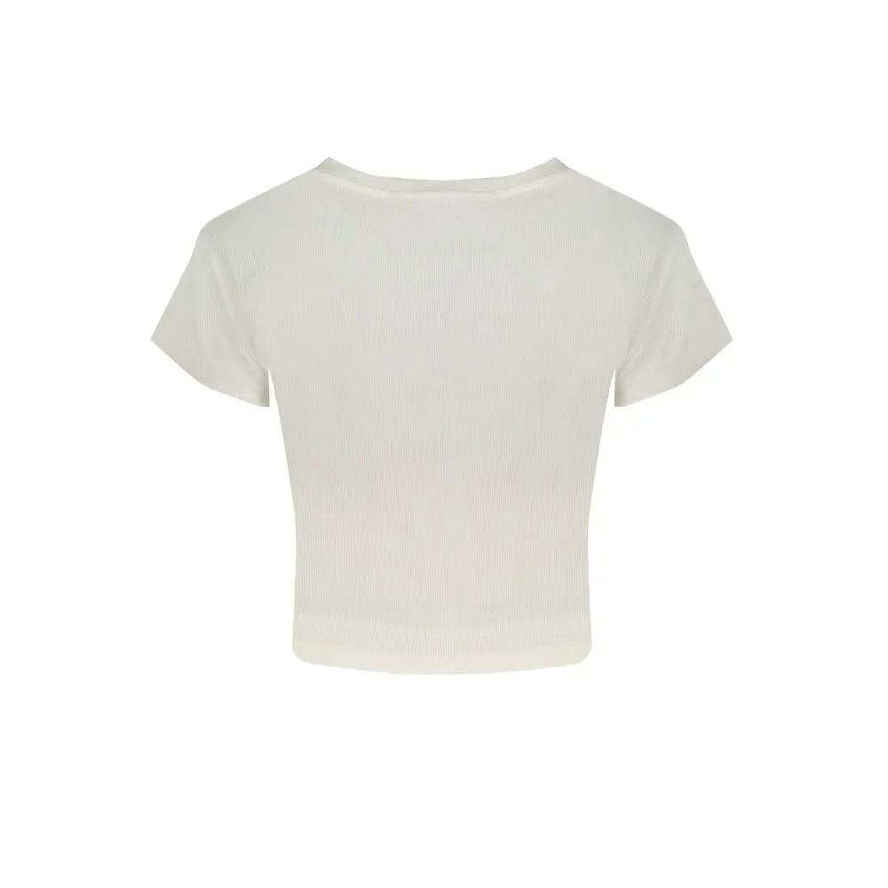 Calvin Klein White Cotton Tops & T-Shirt - MaraFormigone