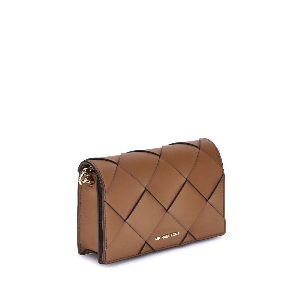 Michael Kors Woven leather Jet Set Shoulder Bag Michael Kors