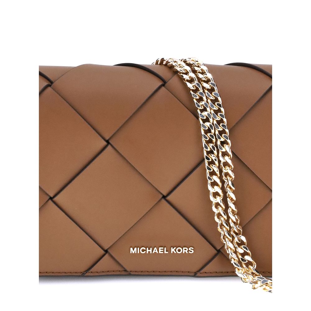 Michael Kors Woven leather Jet Set Shoulder Bag Michael Kors