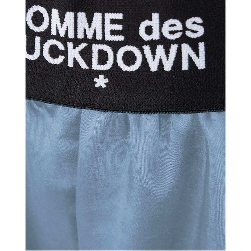 Comme Des Fuckdown Blue Polyester Short