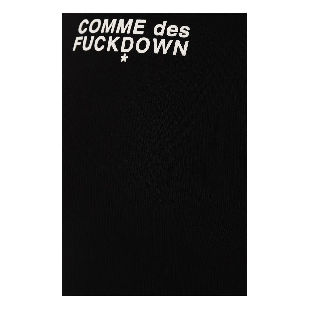 Comme Des Fuckdown Black Cotton Tops & T-Shirt Comme Des Fuckdown