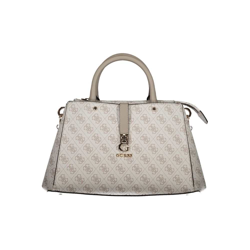 Bolsa de mão Guess Jeans em polietileno cinza