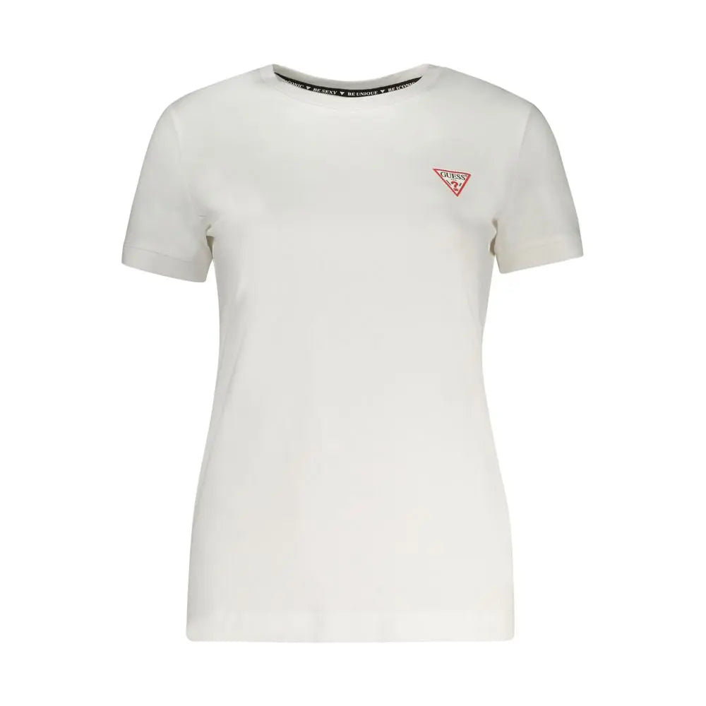 Guess Jeans White Cotton Tops & T-Shirt - MaraFormigone