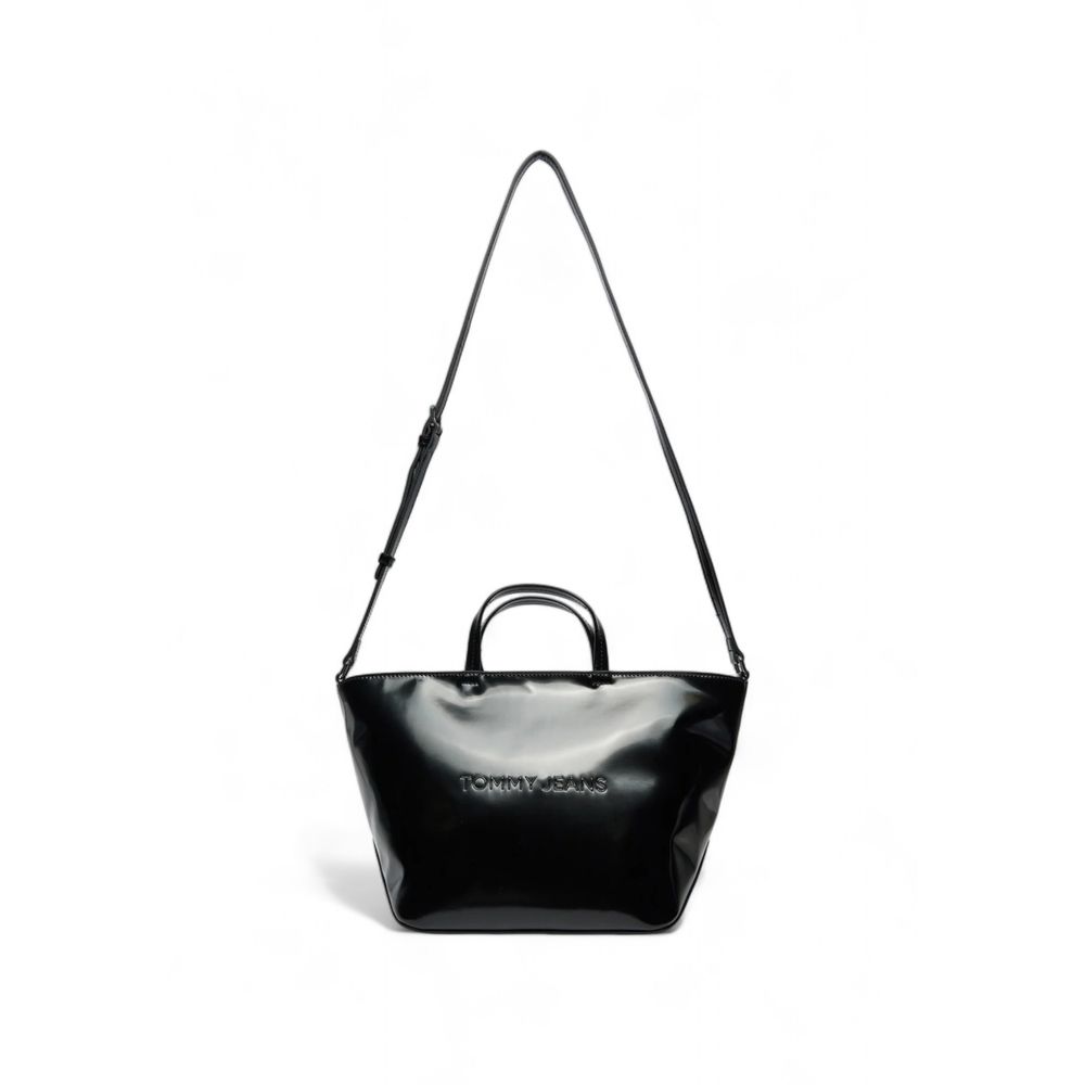 Tommy Hilfiger Black Polyethylene Handbag Tommy Hilfiger
