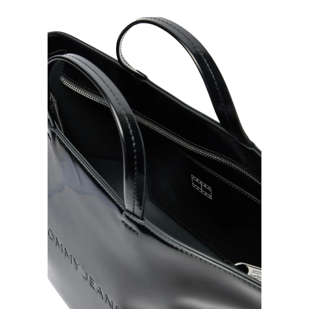 Tommy Hilfiger Black Polyethylene Handbag Tommy Hilfiger