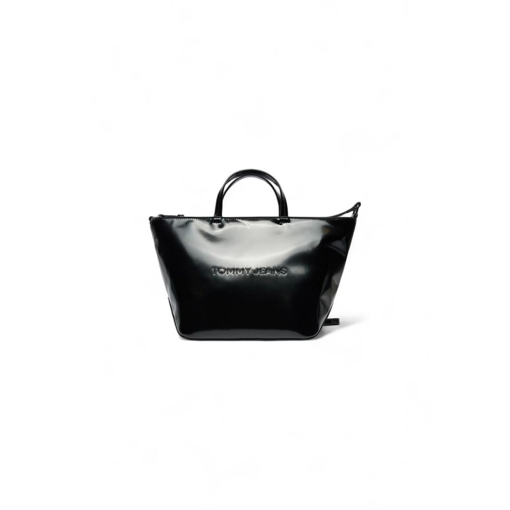 Tommy Hilfiger Black Polyethylene Handbag Tommy Hilfiger