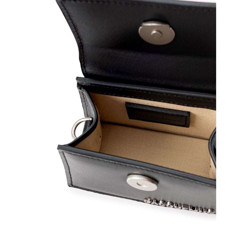Bolsa de couro preta Jacquemus