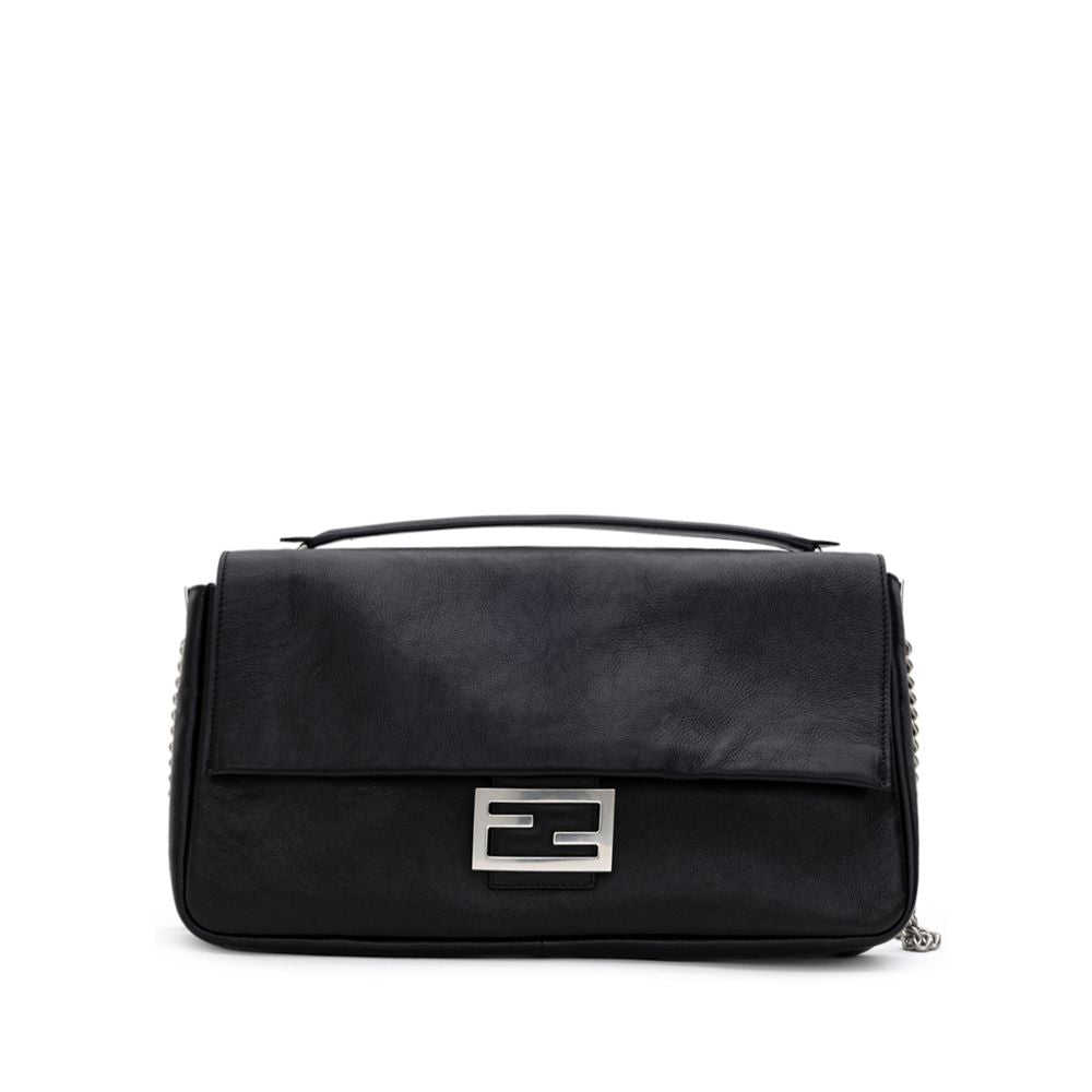 Fendi Black Leather Shoulder Bag Fendi