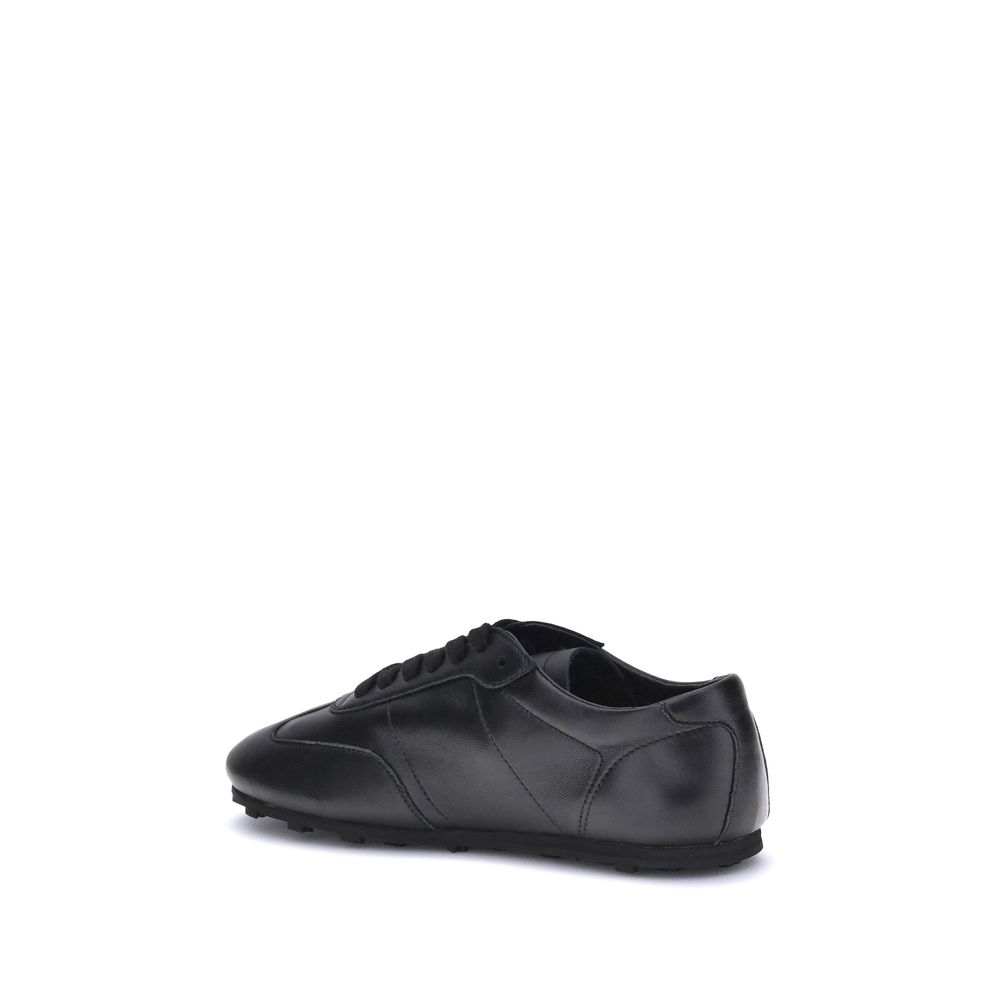 Marni Black Calf Leather Bos Taurus Athletic Sneakers