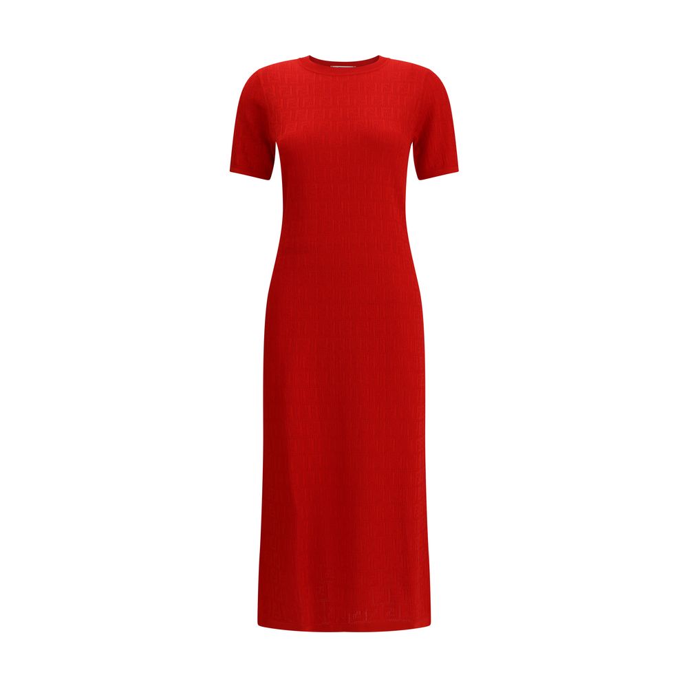 Fendi Knitted midi Dress Fendi