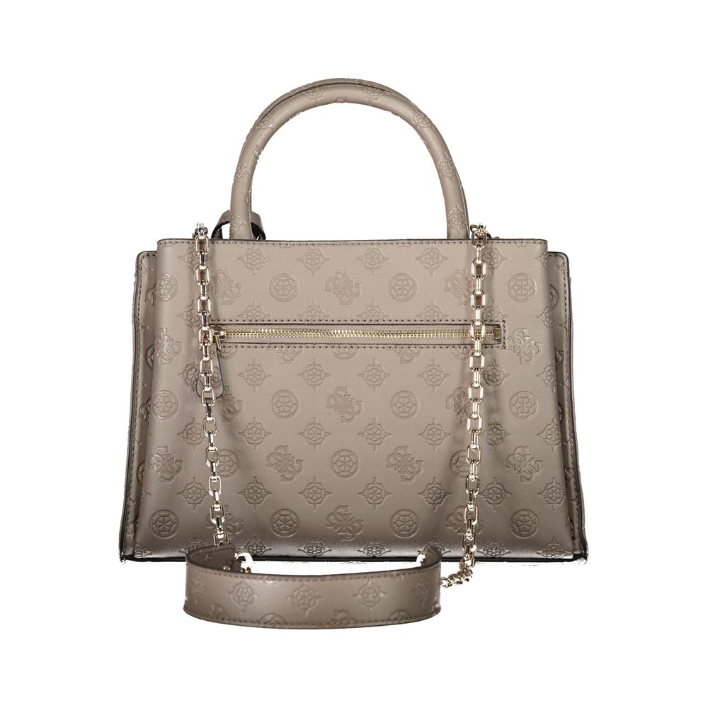 Guess Jeans Brown Polyethylene Handbag Guess Jeans