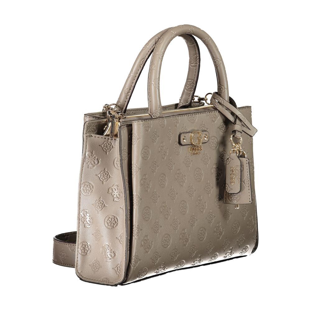Guess Jeans Brown Polyethylene Handbag Guess Jeans
