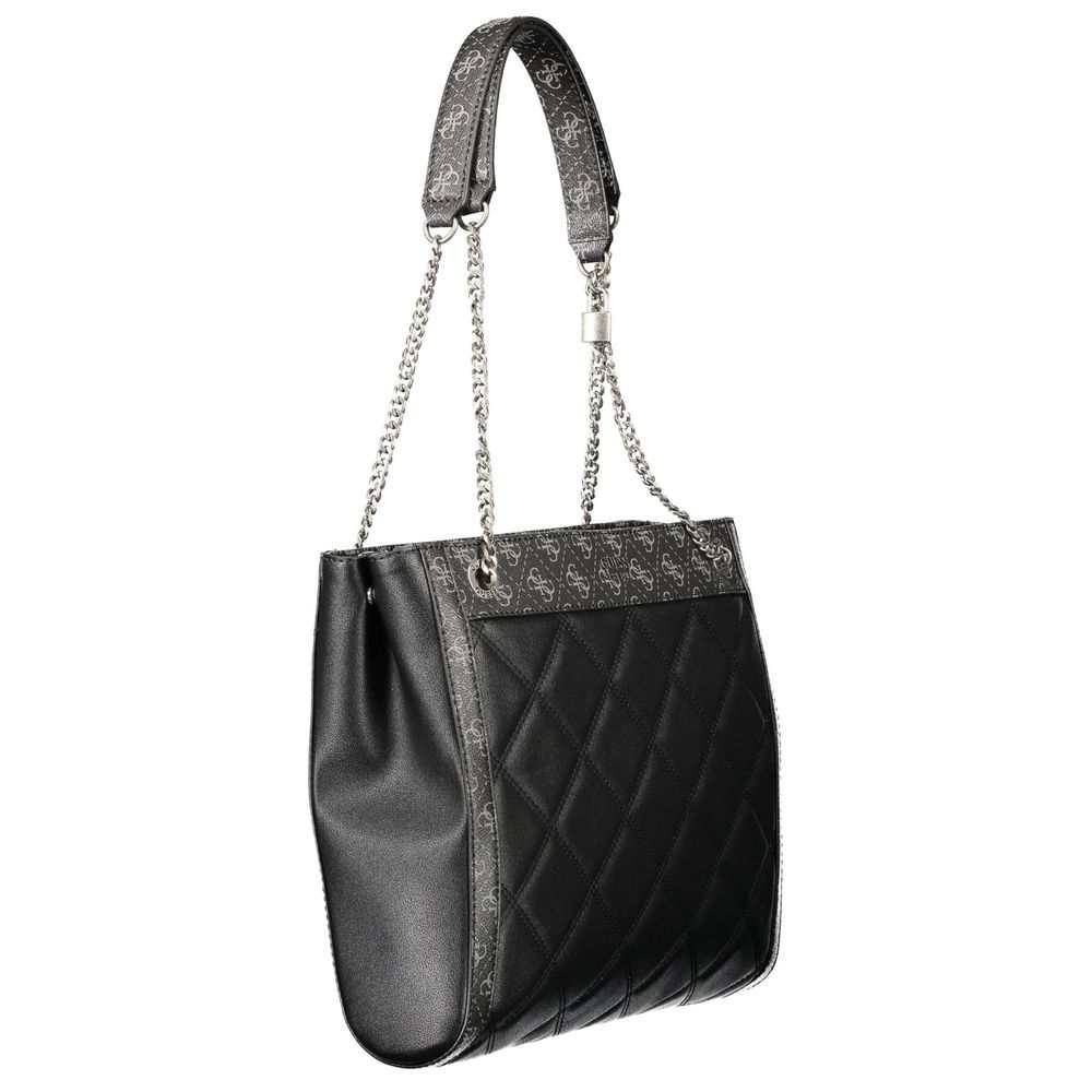 Bolsa Guess Jeans de polietileno preta