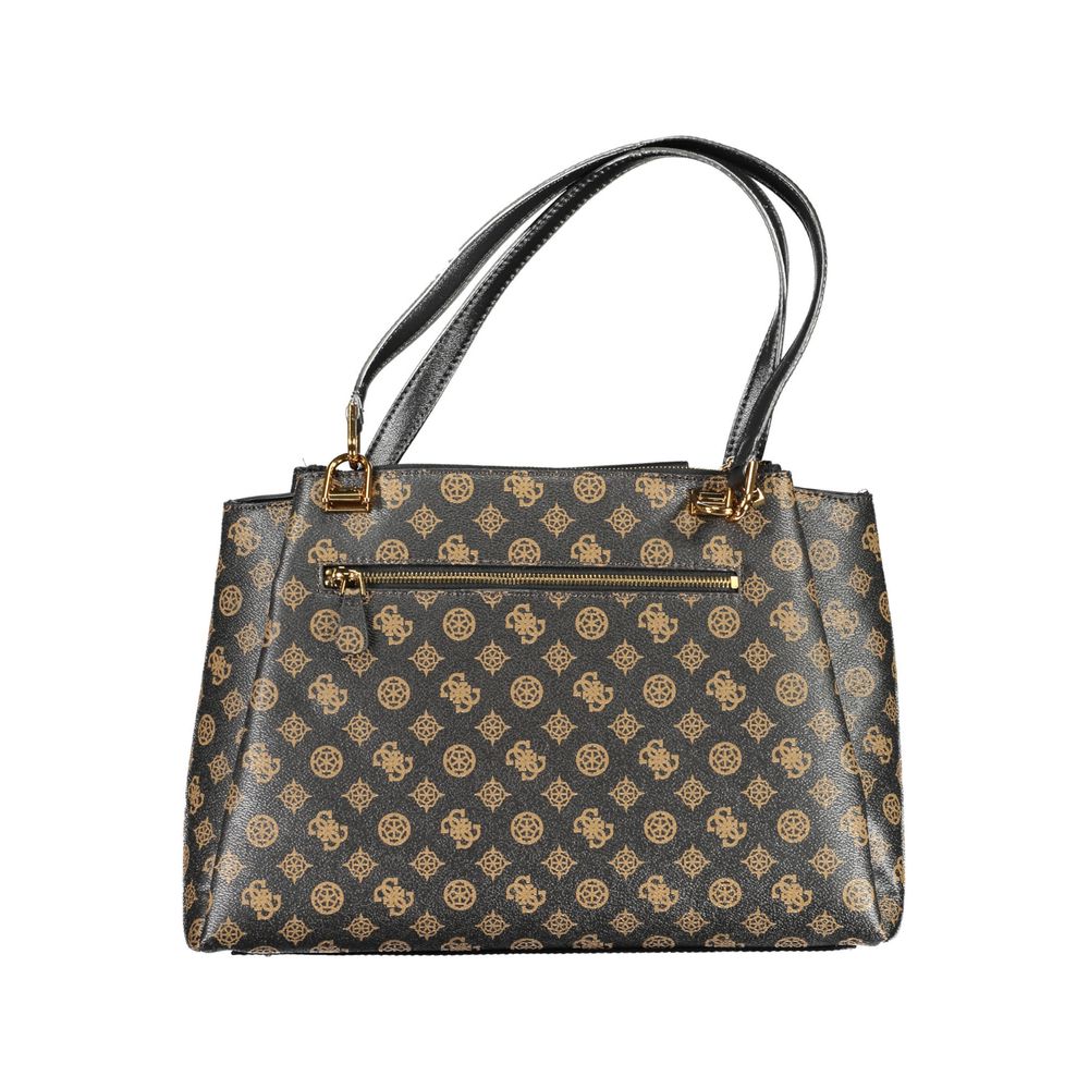 Guess Jeans Brown Polyethylene Handbag Guess Jeans