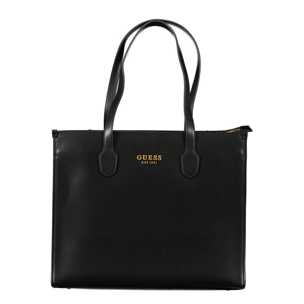 Guess Jeans Black Polyethylene Handbag Guess Jeans