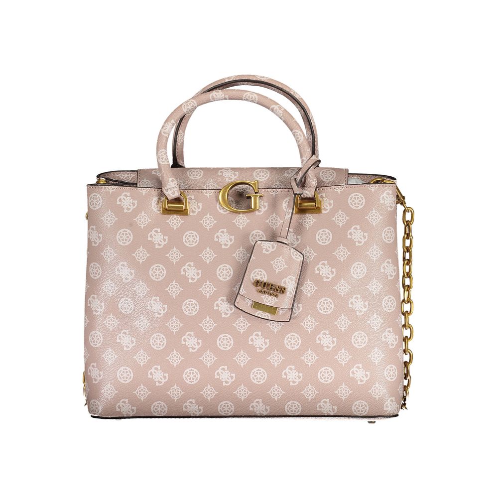 Guess Jeans Pink Polyethylene Handbag Guess Jeans