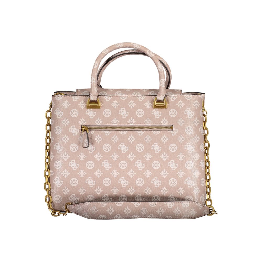 Guess Jeans Pink Polyethylene Handbag Guess Jeans