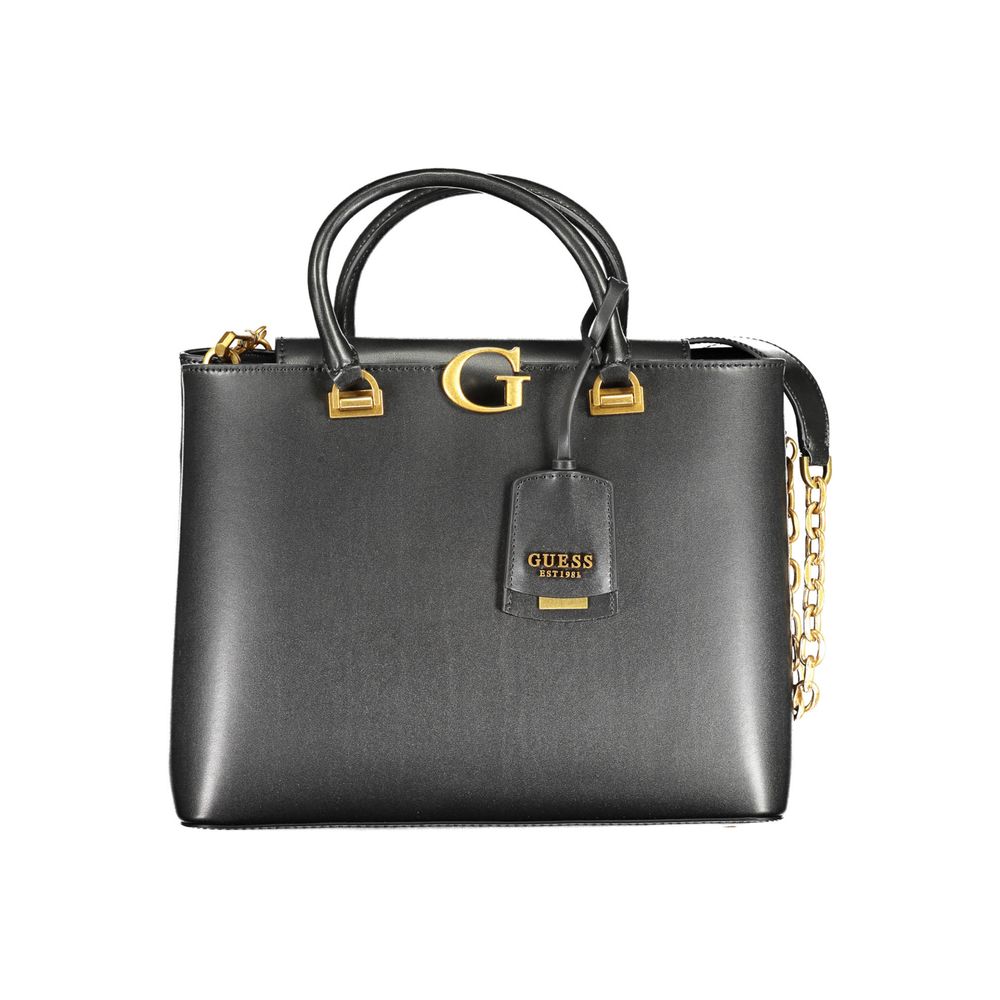 Guess Jeans Black Polyethylene Handbag Guess Jeans
