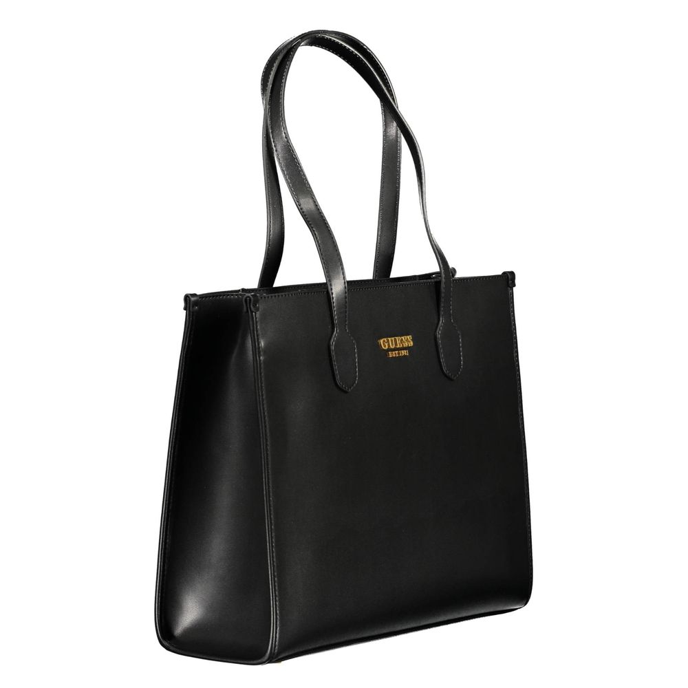 Guess Jeans Black Polyethylene Handbag Guess Jeans