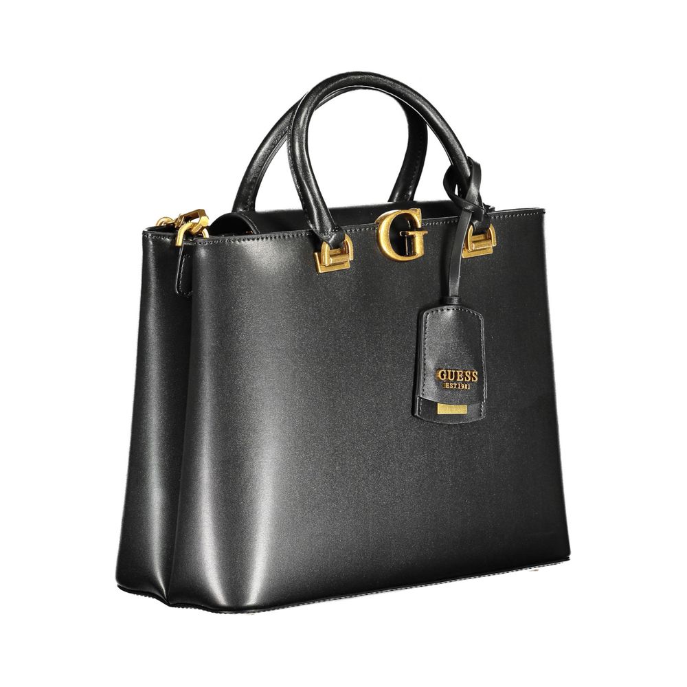 Guess Jeans Black Polyethylene Handbag Guess Jeans